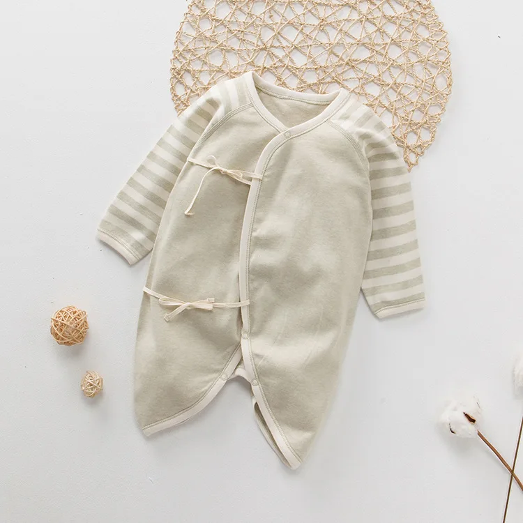 Детские комбинезоны из органического хлопка милая Одежда для новорожденных