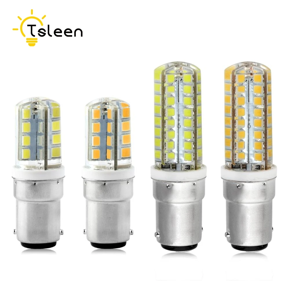 TSLEEN E14 E12 B15 кукурузная лампа светильник 3 Вт 5 7 220 В SMD 2835 s Ультраяркий Точечный 32 64
