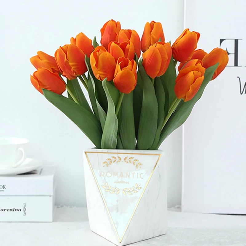 

Mini Mulip Artificial Fake Flowers Home Decor Romantic Artificial Flowers Wedding Tulip Beautiful Plants False Blossom Hot