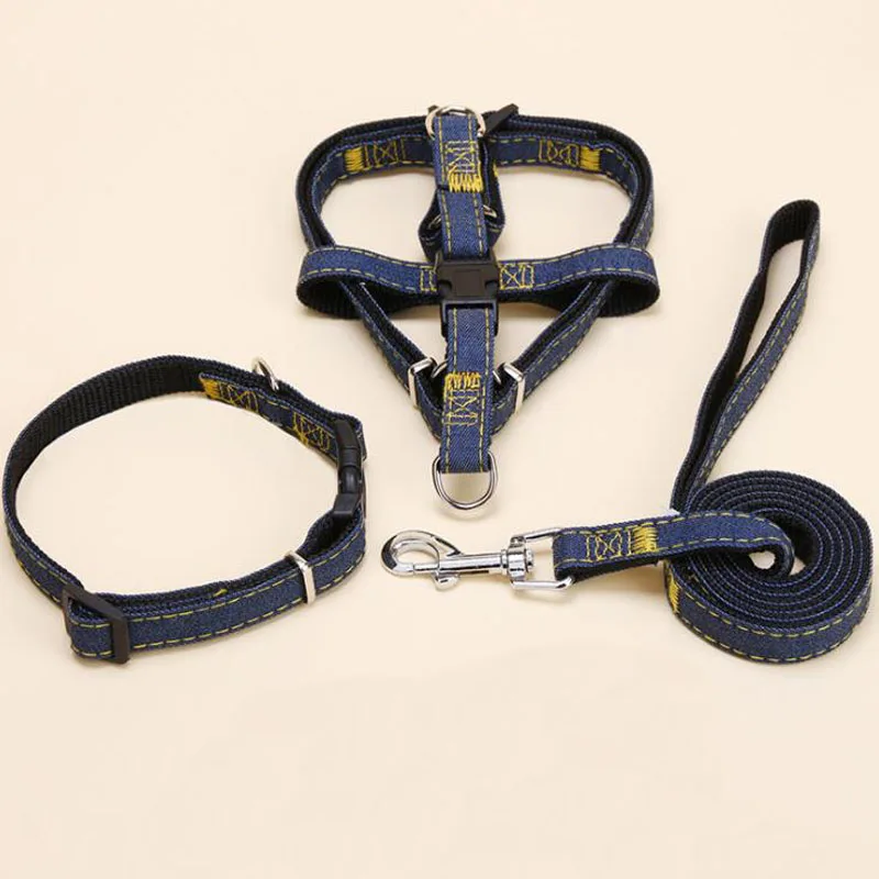 Регулируемый поводок для собаки и собак ошейник щенков тренировок на открытом