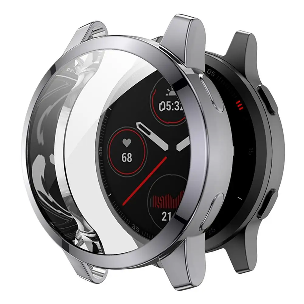 

Легкий ТПУ чехол ForGarmin для Vivoactive 4S чехол для часов Экран защитная оболочка для Versa3 Мягкий Бампер аксессуары