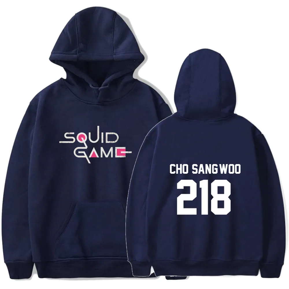 

Squid Game Hoodies Korean movie Round Six boys Printed Streetwear Men Women Oversized Sweatshirts Hoodie Squid Game Pullover
