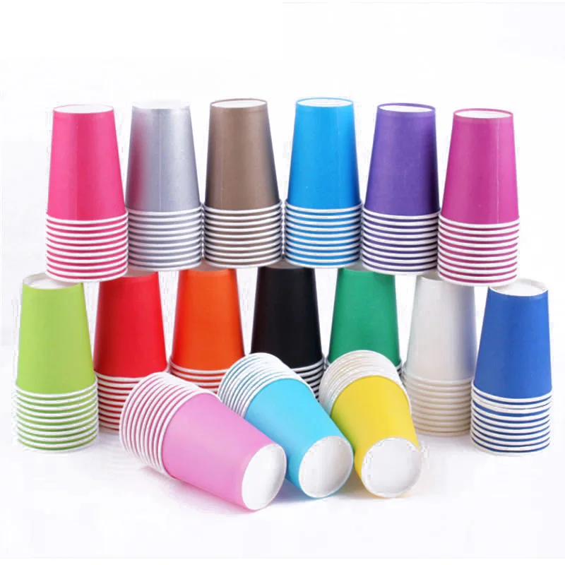 20 шт. одноразовые толстые бумажные стаканчики пищевого класса экологически