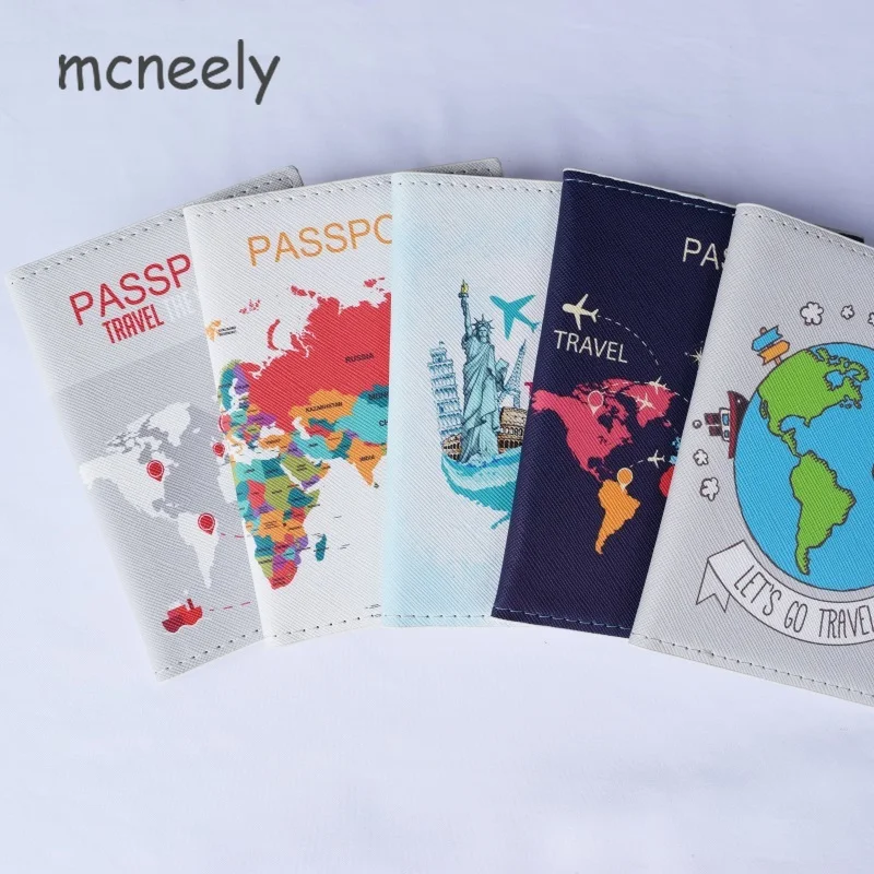 Оригинальная обложка для паспорта из серии Travel World кожаный чехол банковских и