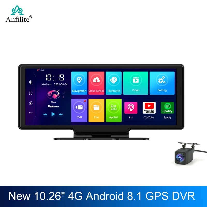

Автомобильный видеорегистратор на зеркало заднего вида, 4G, 10,26 дюйма, Android 1080, Wi-Fi, GPS