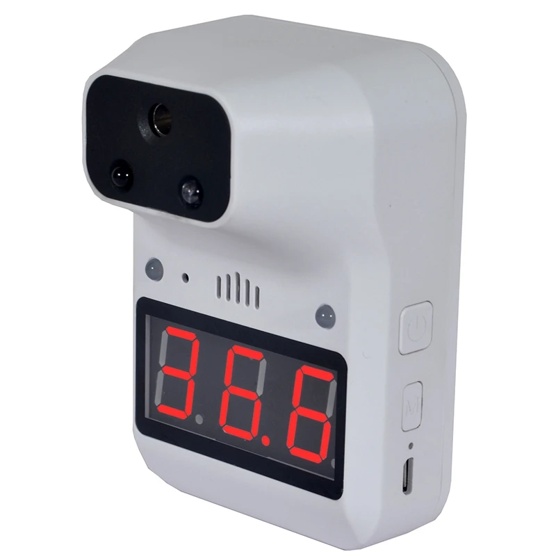 

K3 Non-Contact Infrared Thermometer Digital Forehead Hand Temperature Sensor with Fever Alarm Wall-Mounted Thermometer