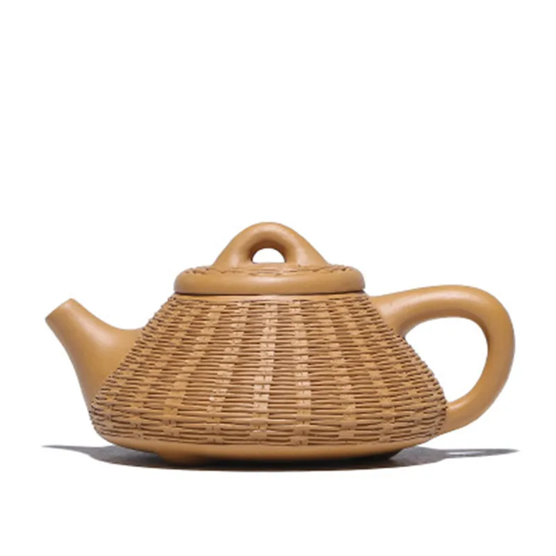 Чайник Yixing из натурального сырого материала чайный горшок с фиолетовым песком и