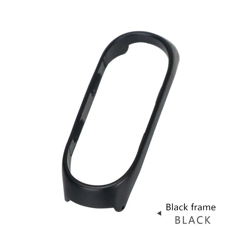 Black frame Mi Группа 4 класса люкс нейлон Ультратонкий Металл браслет ремешок Ремешок для наручных часов для Xiaomi mi band 3/4 Спортивная парусиновая красочные полосы - Цвет: Black frame