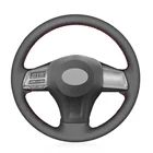 Черная искусственная кожа, не скользит, фототкань для Subaru Forester Impreza Legacy Outback XV Crosstrek 2012-2016