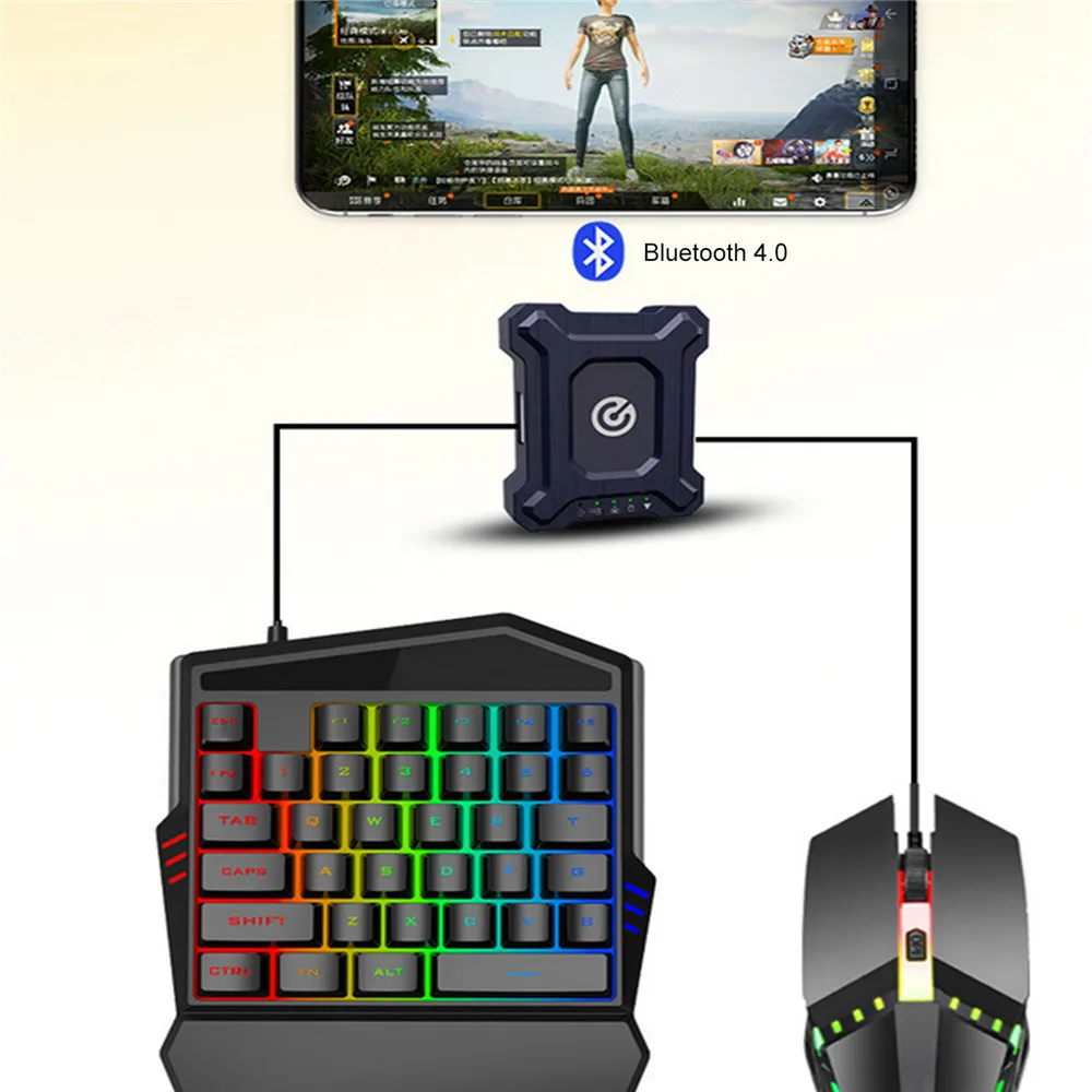 Конвертер для клавиатуры и мыши PUBG геймпад с автоматическим нажатием