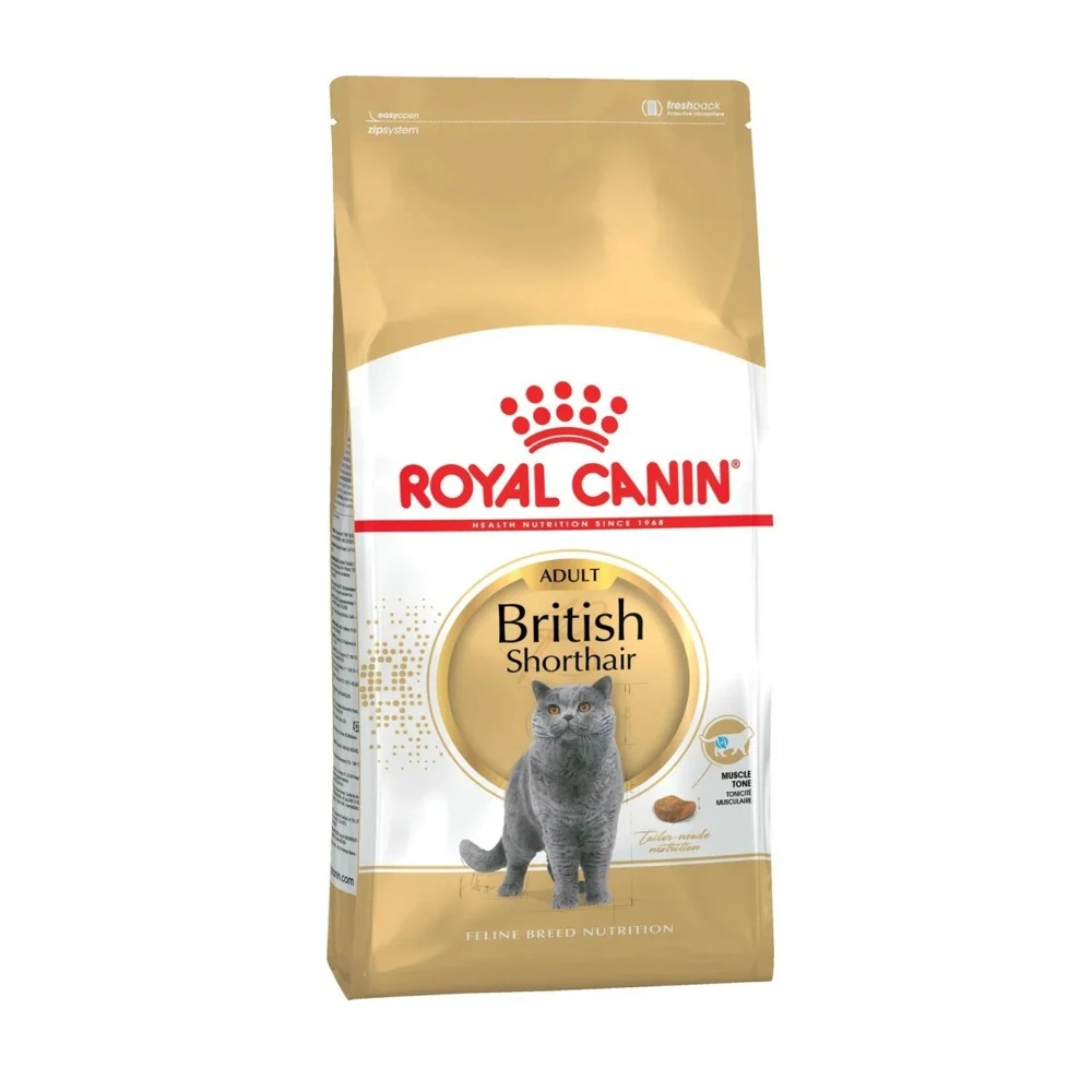 Корм Royal Canin для взрослой кошки породы Британская короткошерстная 4 кг - купить по
