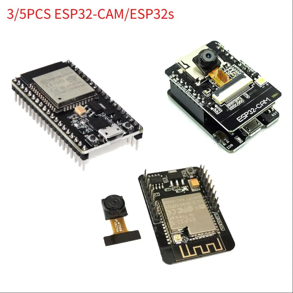 

Дропшиппинг, 3/5 шт., Φ мини-камера ESP32, Cam MB, WIFI, Bluetooth, макетная плата, набор «сделай сам» с модулем камеры OV2640