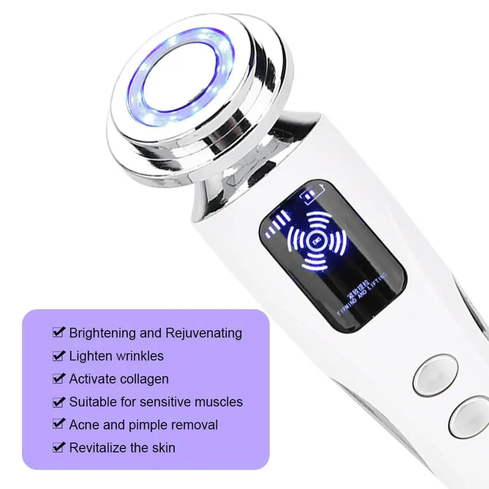 Аппарат для омоложения кожи с цветсветильник ионная Сыворотка очистки импортный