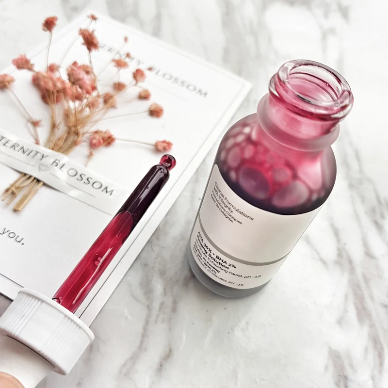 

Hot Peeling Solutions 30ml AHA 30% BHA 2% Removes Blackhead Acne Brighten Skin Facial Repair Skin Serum Firming Anti-Wrinkle