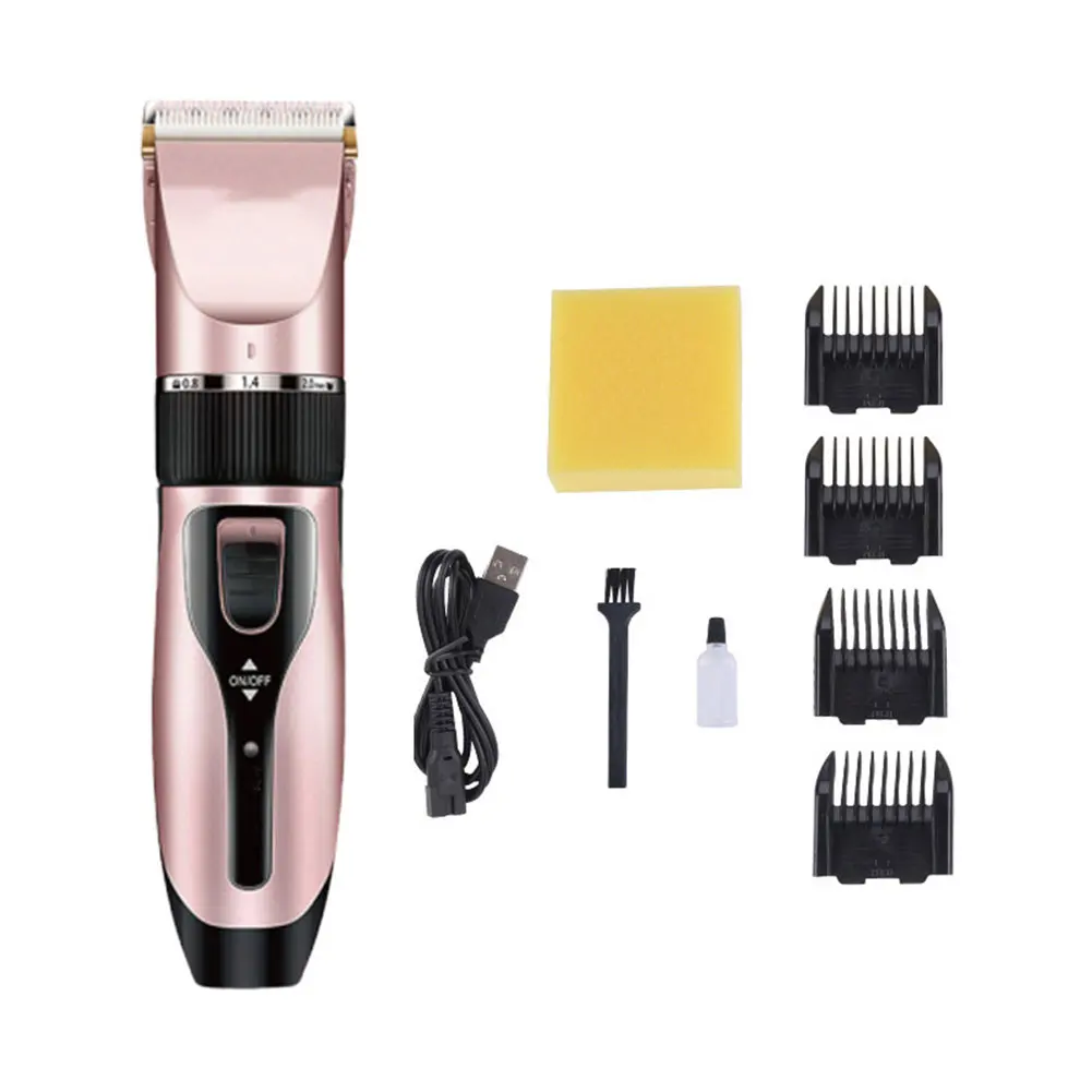 

Men Women Body Trimming Hair Clipper USB Rechargeable Grooming Styling Tools Heads Cordless Haircutting Kit Easy Clean Beard
