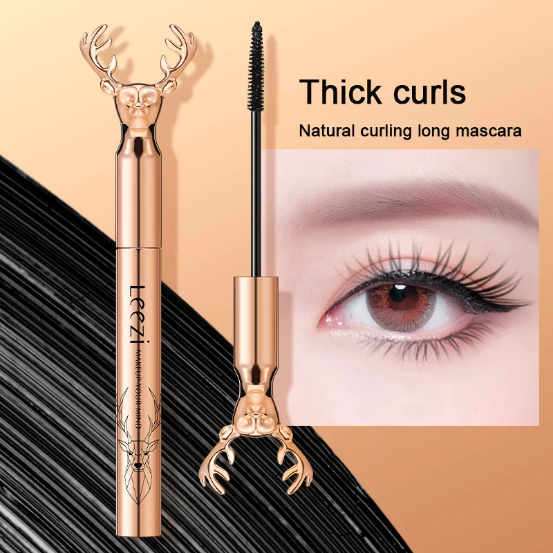 

Mascara Thick Curling Waterproof Sweat-proof And Not Easy To Smudge Mascara Fine Slender Quick Dry Eye Makeup TSLM1