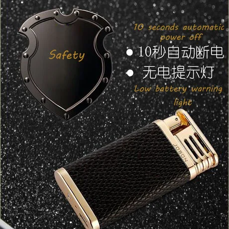 Креативный новый кожаный индукционный двойной дуговой USB зарядка зажигалка