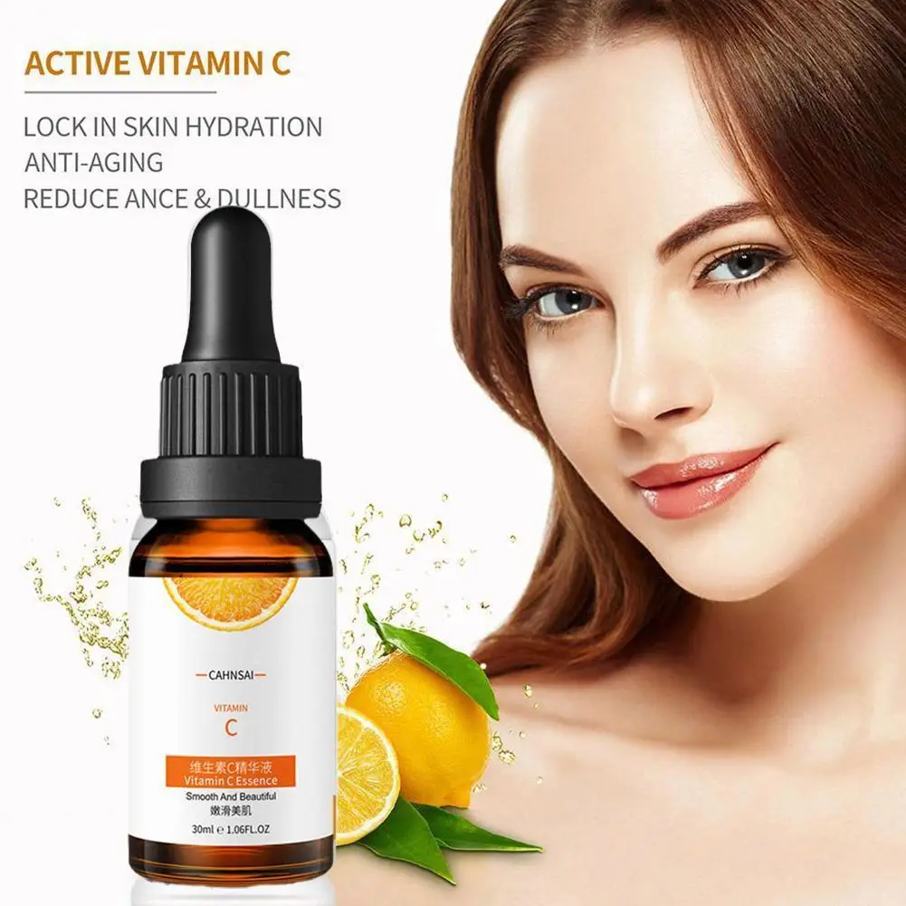 

Vitamin C Hyaluronic Acid Facial Serum Pure 100% Strong Anti Aging Wrinkle Skin Tightening Nourishes Smooth Facial Skin Care