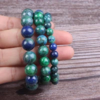 5a natural stone bracelet phoenix lapis round stone loose beads jewelry couple women man gemstone gift handmade strand bracele
