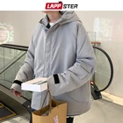 Куртка пуховая мужская зимняя, в стиле Харадзюку, с капюшоном