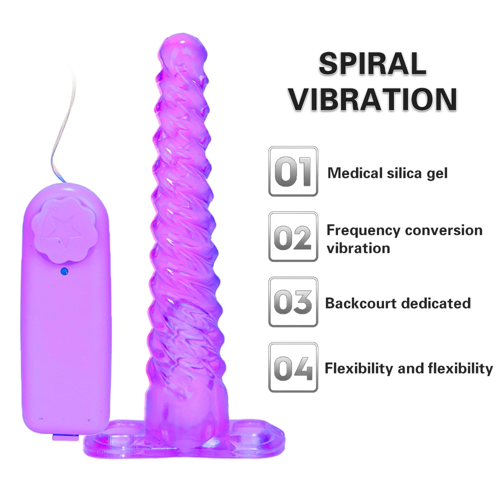 Анальная секс-игрушка с дистанционным управлением Вибрирующая пробка для женщин