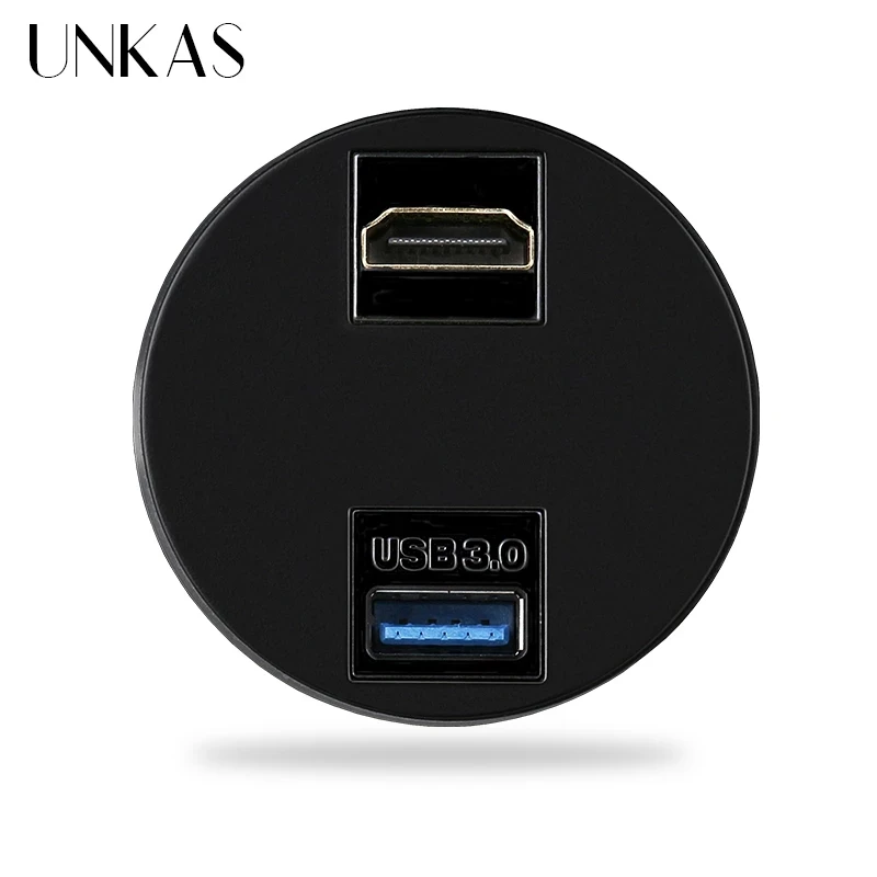 UNKAS A8 комбинация разъемов HDMI 2 0 USB 3 два USB-порта для зарядки светодиодная подсветка