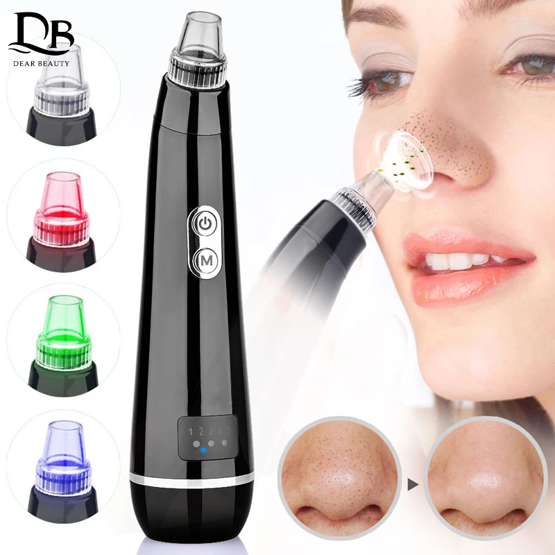 

Blackhead Electric Cleanser Removal Face Clean Nose T Zone Pore Vacuum Acne Pimple Vacuum Remover Suction Facial Dermabrasion