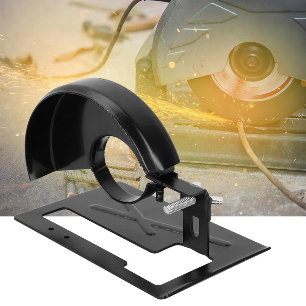 

Adjustable Thickened Steel Angle Grinder Balance Bracket Holder Cutting Machine Base With Protector Diy Woodwoking Tools