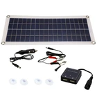 10 Вт Гибкая солнечная панель в комплекте, Двойные USB солнечные батареи 5 В, солнечная батарея, эффективная зарядка батареи для монокристаллической лодки, кемпинга