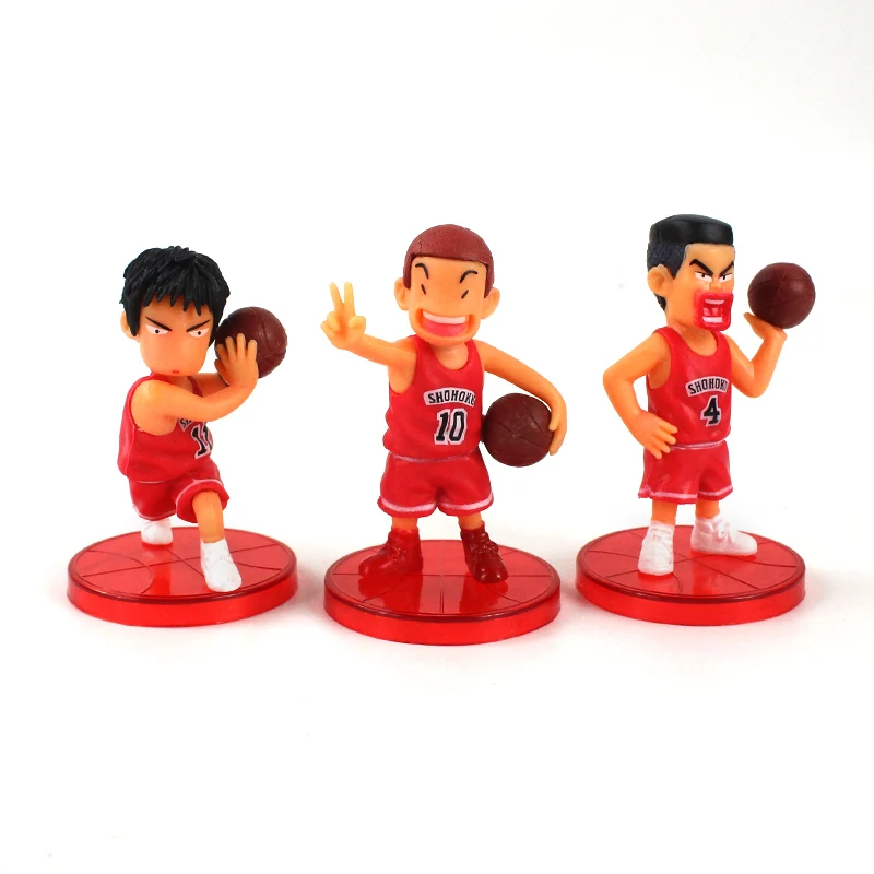 Горячая новинка 5 шт./лот набор экшн-фигурок Slam Dunk аниме сакураги ханамичи