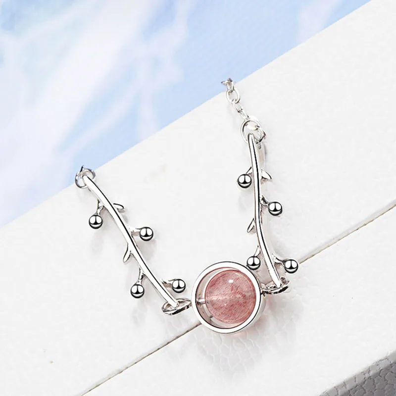 MEETSOFT серебряный цвет аксессуары трендовый браслет с изображением клубники для