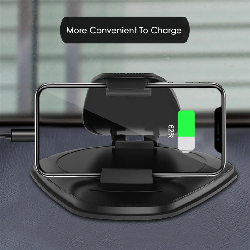 Smartphone Car Holder 2021 PU Leather Pattern Fashion Navigation Support Stand Hud Dashboard for IPhone X Xs 6s Car Phone Holder