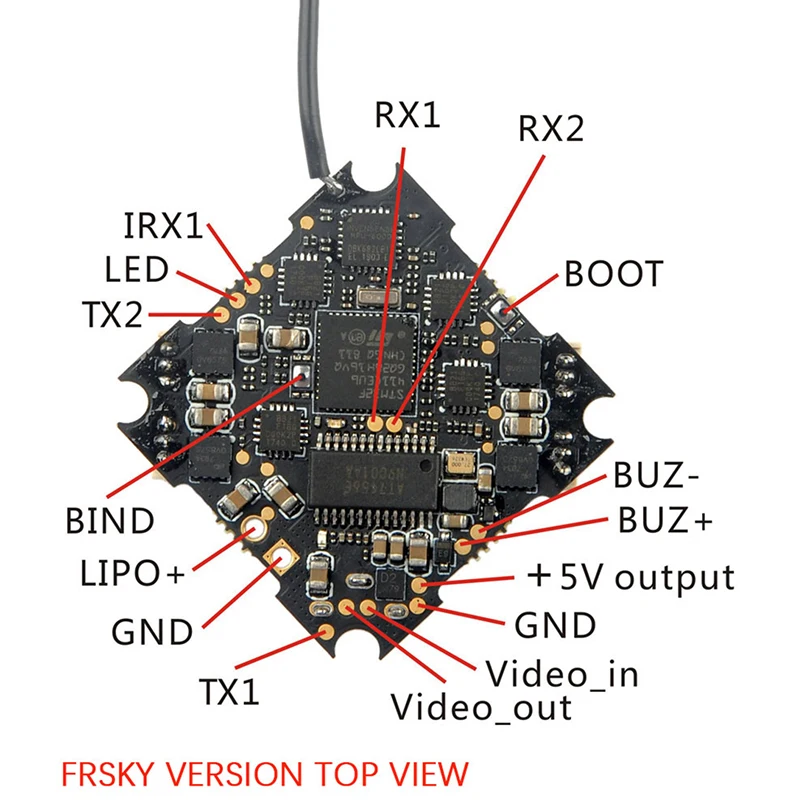 Комплект аксессуаров для гоночного дрона Larva X HD FPV комплект сделай сам рамка 125 мм