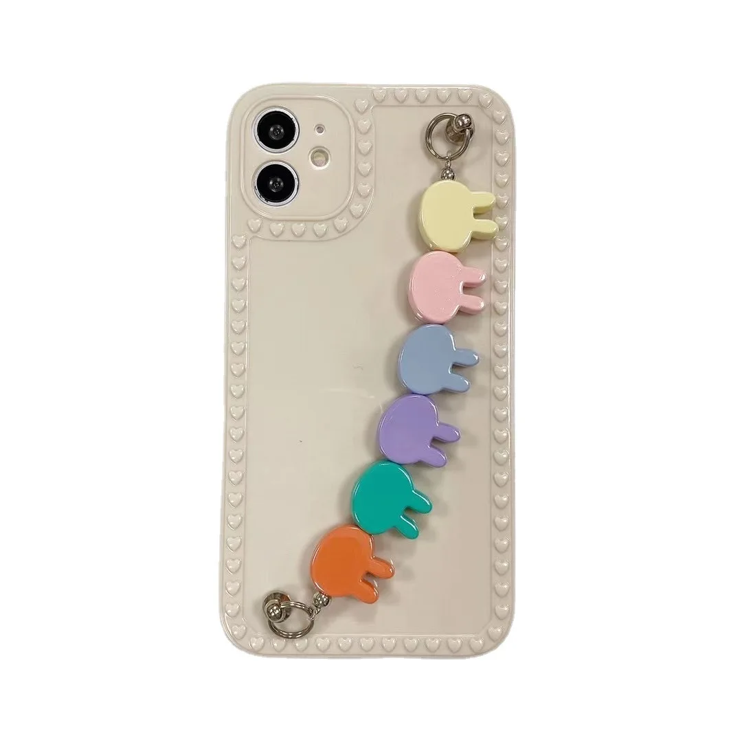 

Suitable for Iphone 7 8 11 12 12pro Liquid Silicone Mobile Phone Case Solid Color Straight Edge Protective Cover Soft Cover