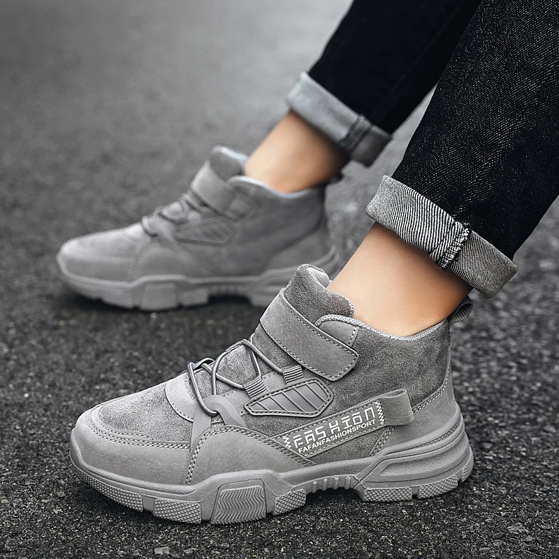 

Children Casual Shoes Autumn Winter Martin Boots Boys Shoes Fashion Leather Soft Antislip Girls Boots 31-39 Sport Running Shoes