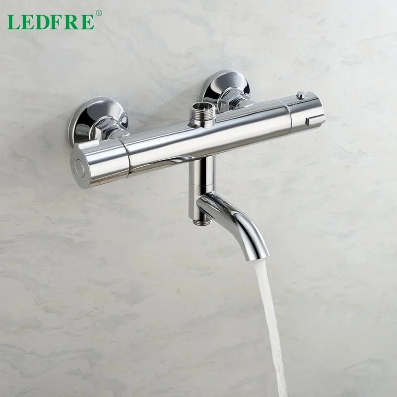 LEDFRE Термостатические Смесители для ванной комнаты ванны душа с ЖК экраном