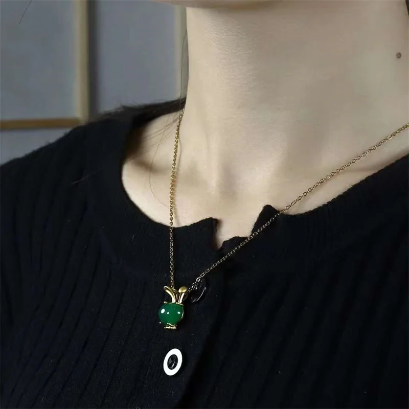 Лидер продаж подвеска из нефрита с инкрустацией и знаком зодиака цвет золото 24 К