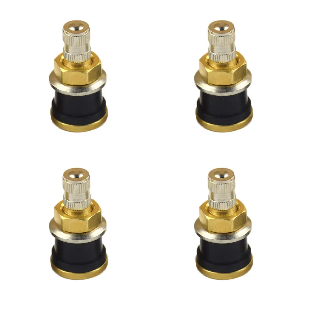 

4pcs TR575 Tubeless Truck Clamp-In Valve Stem Brass Wheel Parts