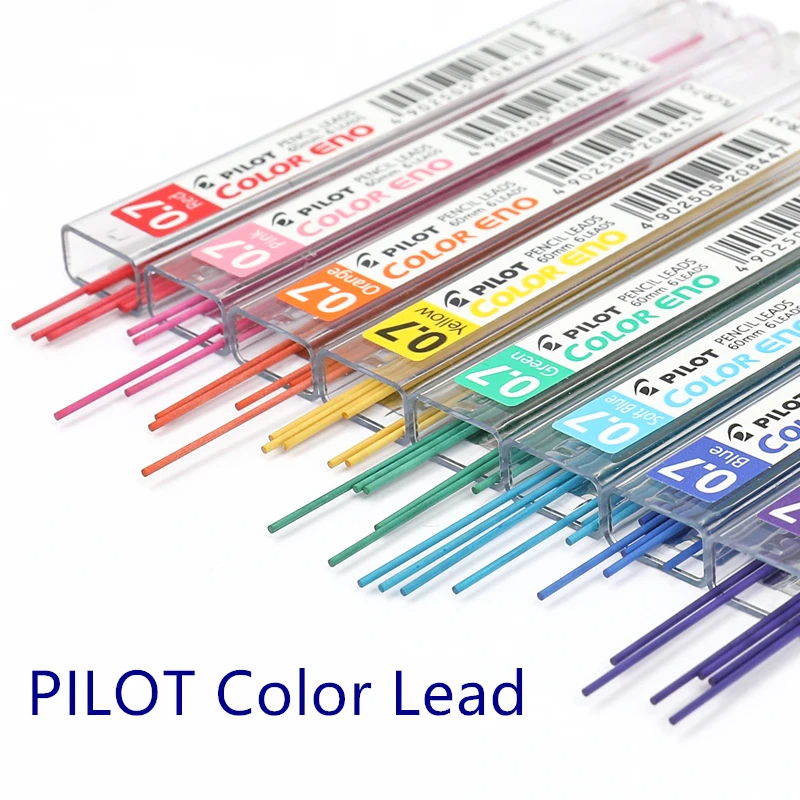 PILOT Color ENO 0 7 механический карандаш для заправки свинца PLCR 8 цветов s 3 разных