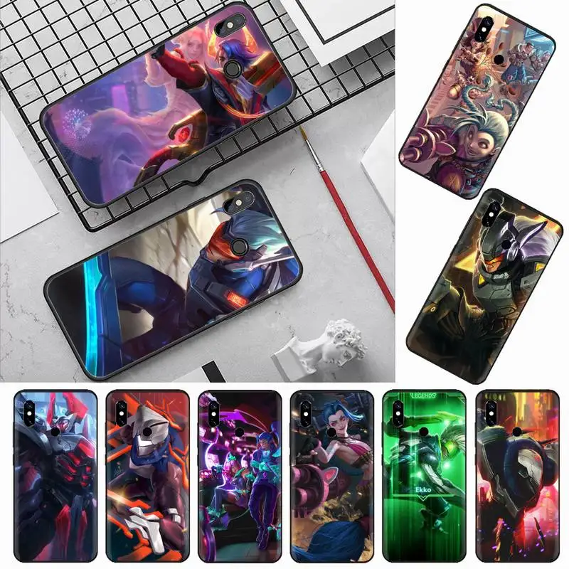 

cartoon Arcane Phone Case For Xiaomi Redmi mi note max 3 5 6 8 9 10 t S SE lite pro Soft Silicone mobile bags soft shell coque