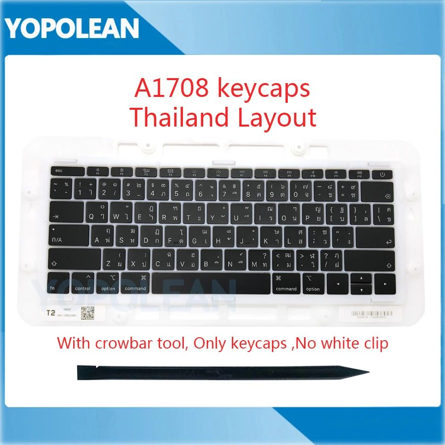Оригинальная тайская клавиатура TH клавиши колпачки клавиш для Macbook Pro Retina 13