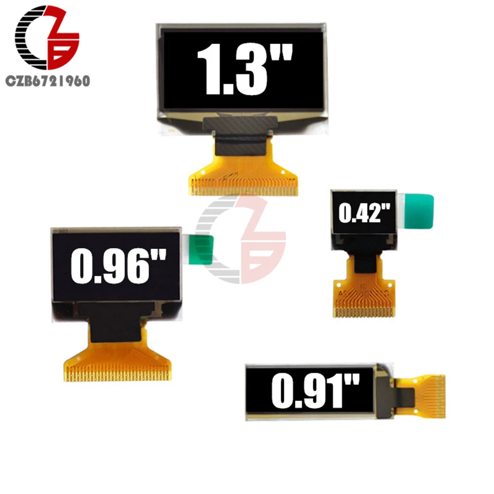 Модуль OLED дисплея 0 42 91 96 1 3 дюйма ЖК дисплей белый синий желтый 128x32 128x64 SSD1306 SH1106 IIC