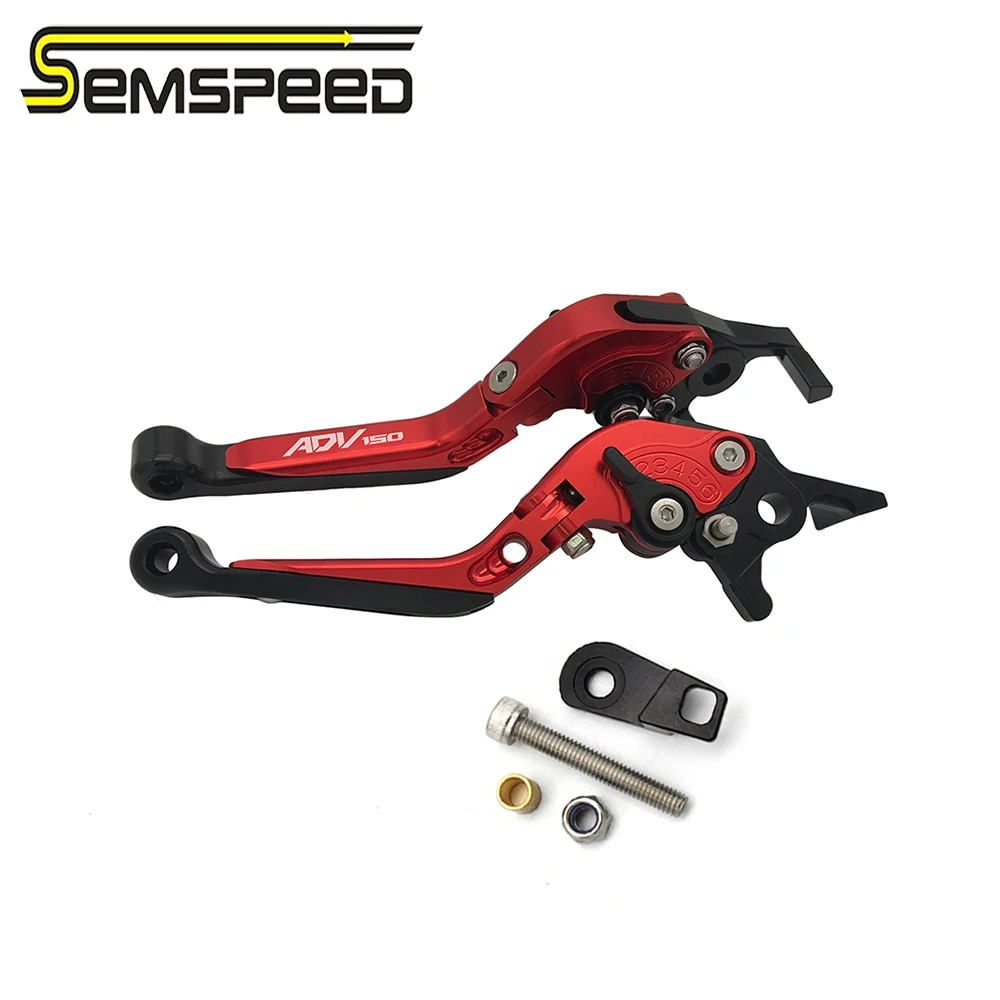 SEMSPEED с логотипом adv150 парковочные рычаги для Honda ADV150 ADV 150 2019 2020 Настраиваемые