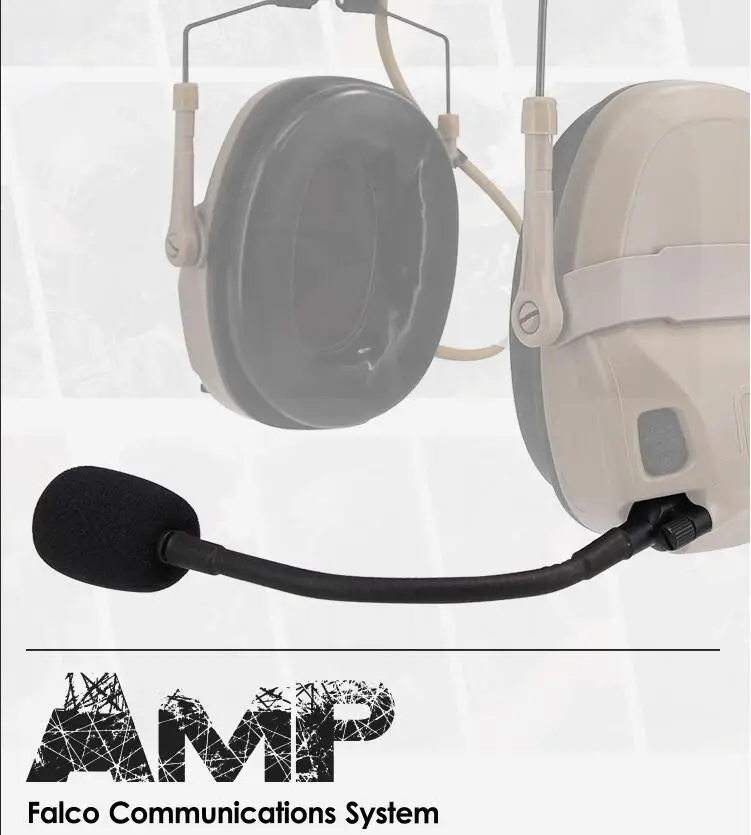 

Tactical Noise Canceling Headset Replaces Microphone for Amp