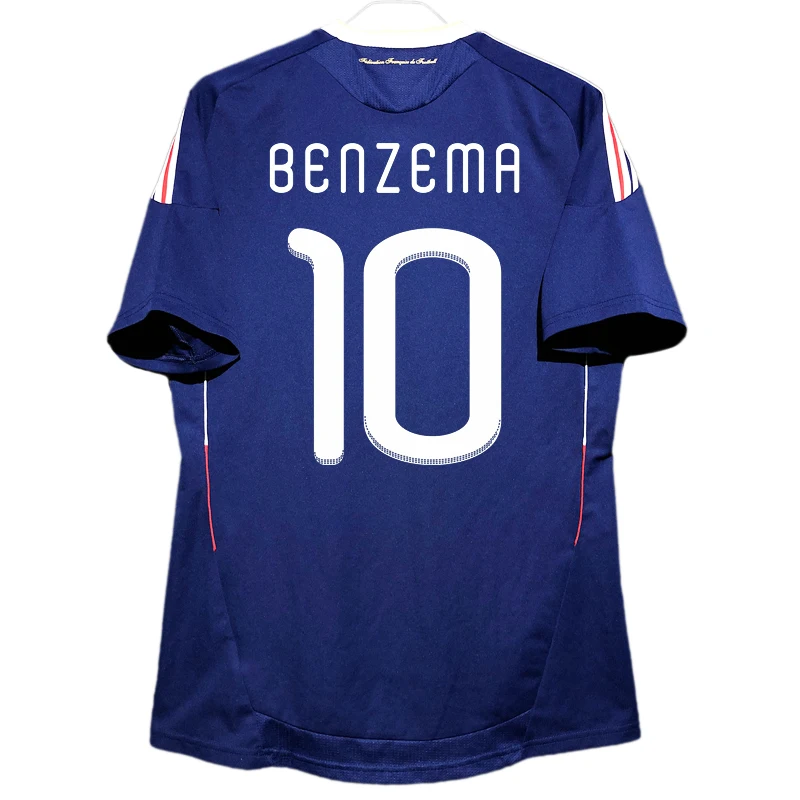 

Retro 2010 Henry Ribery Anelka Benzema Vintage Jersey Classic Shirt