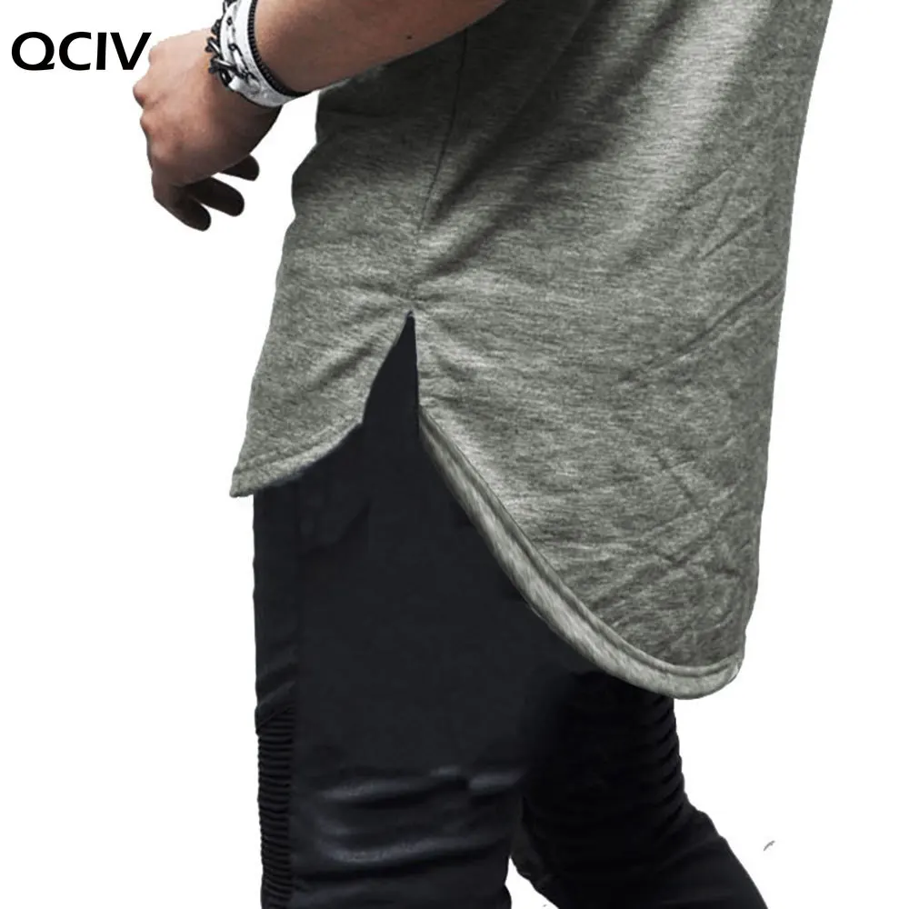 

Streetwear Fashion Slim Summer Asymmetrical Men Short Sleeve zipper tshirt Fashion Hip-Hop Curved hem Cotton Men's T-shirts