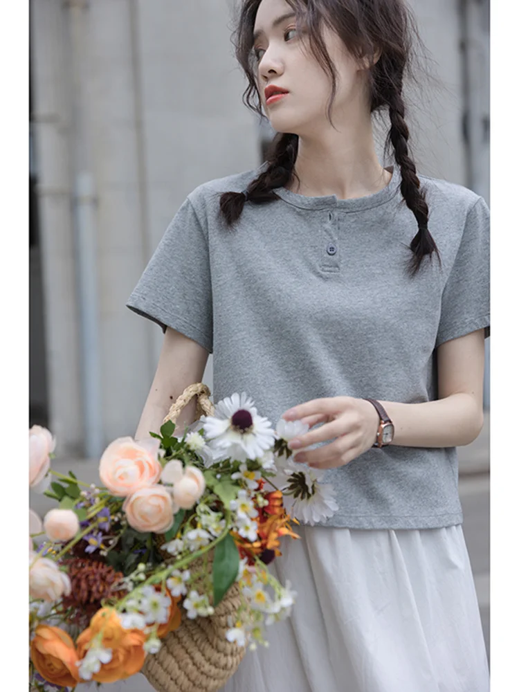 Футболка женская летняя розово-красная тонкая с коротким рукавом | Женская