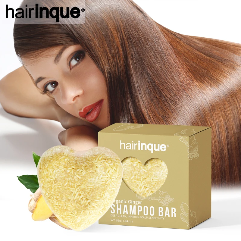 HAIRINQUE органический имбирный шампунь для роста волос натуральные ингредиенты без