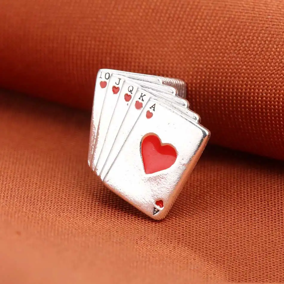 Brilliant Bow Enchanted Tea Pot Signature Scent Playing Cards Charms Fit Pandora Bracelet 925 Sterling Silver Bead DIY Jewelry