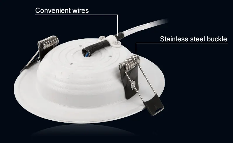 6 шт. 220 в 230 В светодиодный светильник 3 Вт 5 Вт 7 Вт 9 Вт 12 Вт 15 Вт светодиодный потолочный круглый встраиваемый светильник водонепроницаемый Светодиодный точечный светильник для ванной кухни